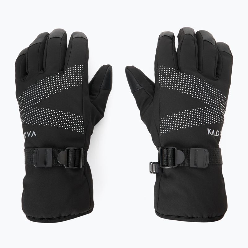 Dámské lyžařské rukavice  KADVA Mountain Flow Pro kůže 3M Thinsulate black 2