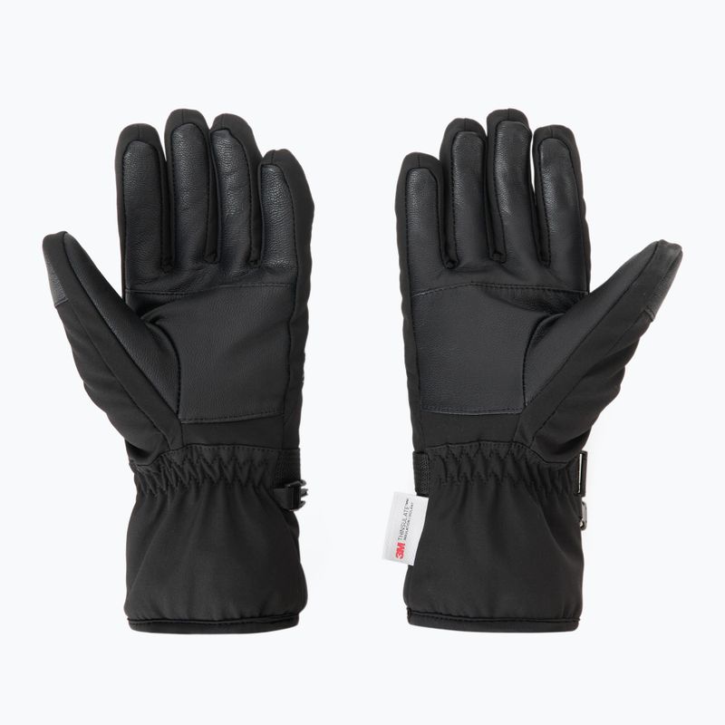 Dámské lyžařské rukavice  KADVA Mountain Flow Pro kůže 3M Thinsulate black 3