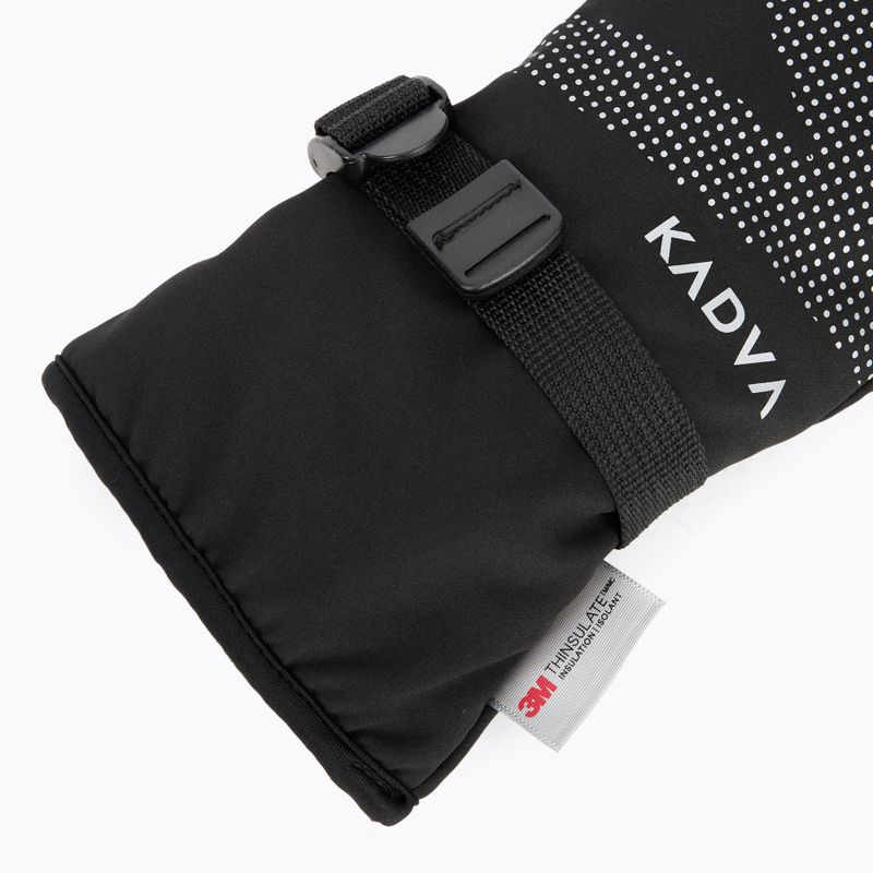 Dámské lyžařské rukavice  KADVA Mountain Flow Pro kůže 3M Thinsulate black 5