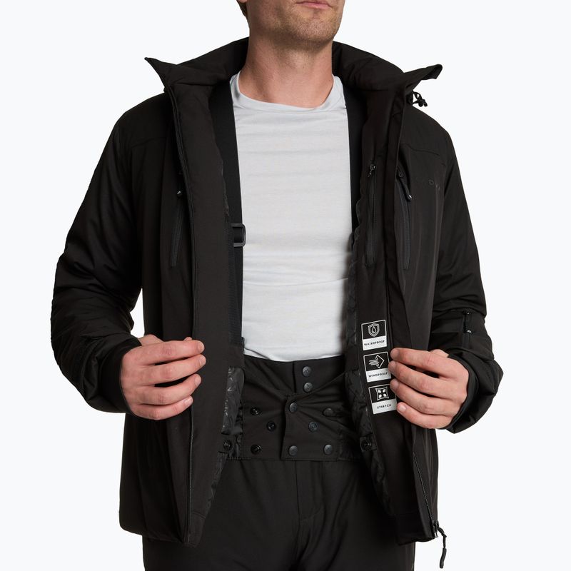 Pánská lyžařská bunda KADVA Edge X Jacket černá 3