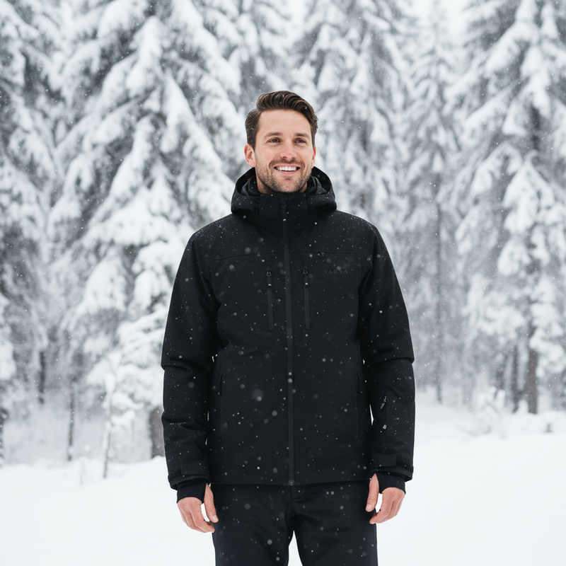 Pánská lyžařská bunda KADVA Edge X Jacket černá 13