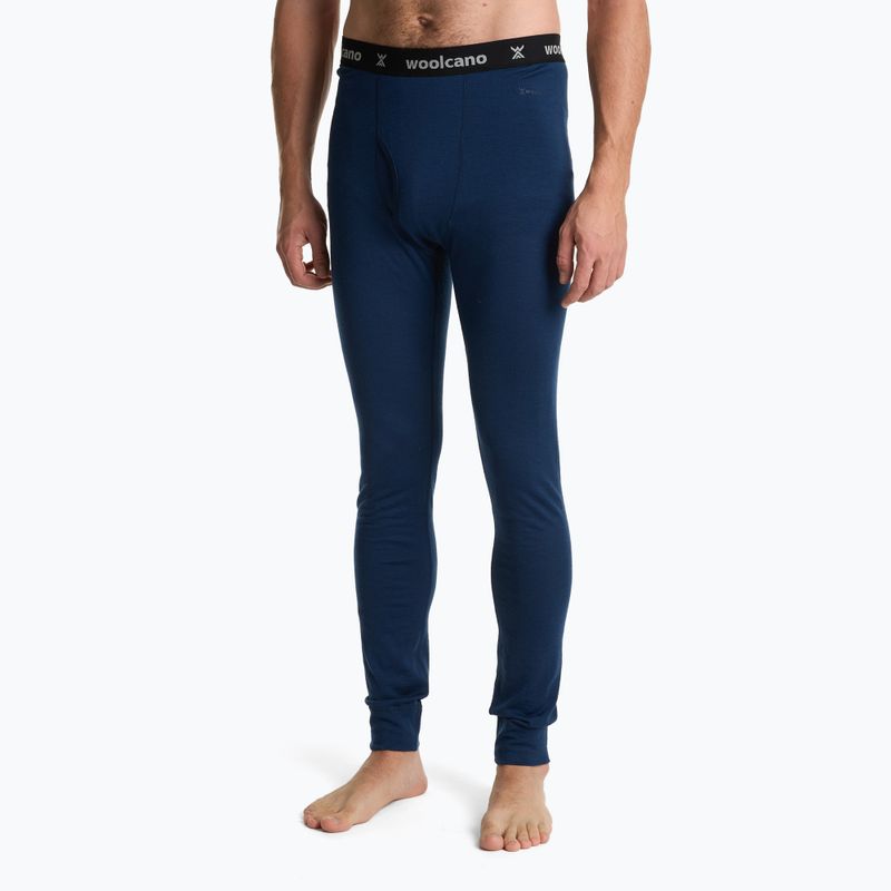 Pánské termoprádlo WOOLCANO Merino SET0540 tmavě modré 7