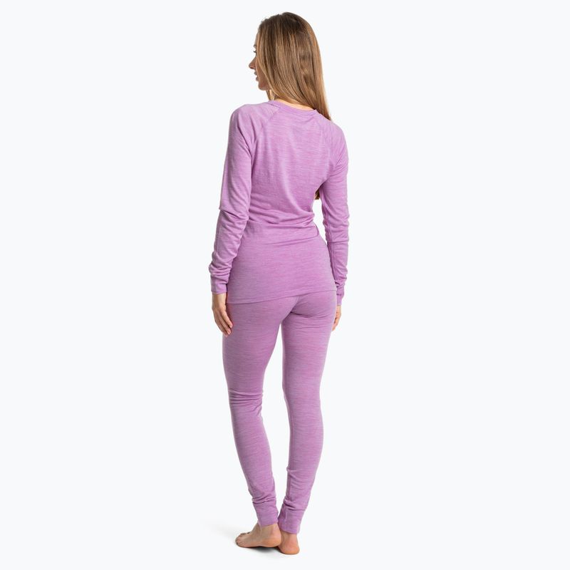 Dámské termoprádlo  WOOLCANO Merino SET0543 fialová 3