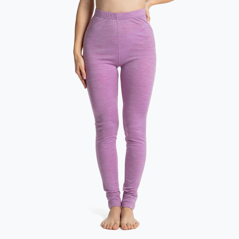 Dámské termoprádlo  WOOLCANO Merino SET0543 fialová 7