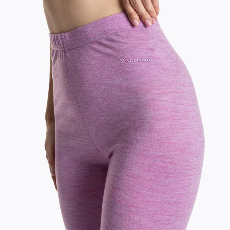 Dámské termoprádlo  WOOLCANO Merino SET0543 fialová 9