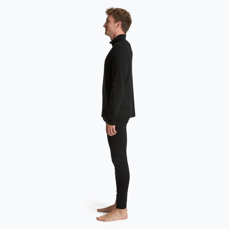 Pánská termo  mikina WOOLCANO Merino TOP0544 black 3