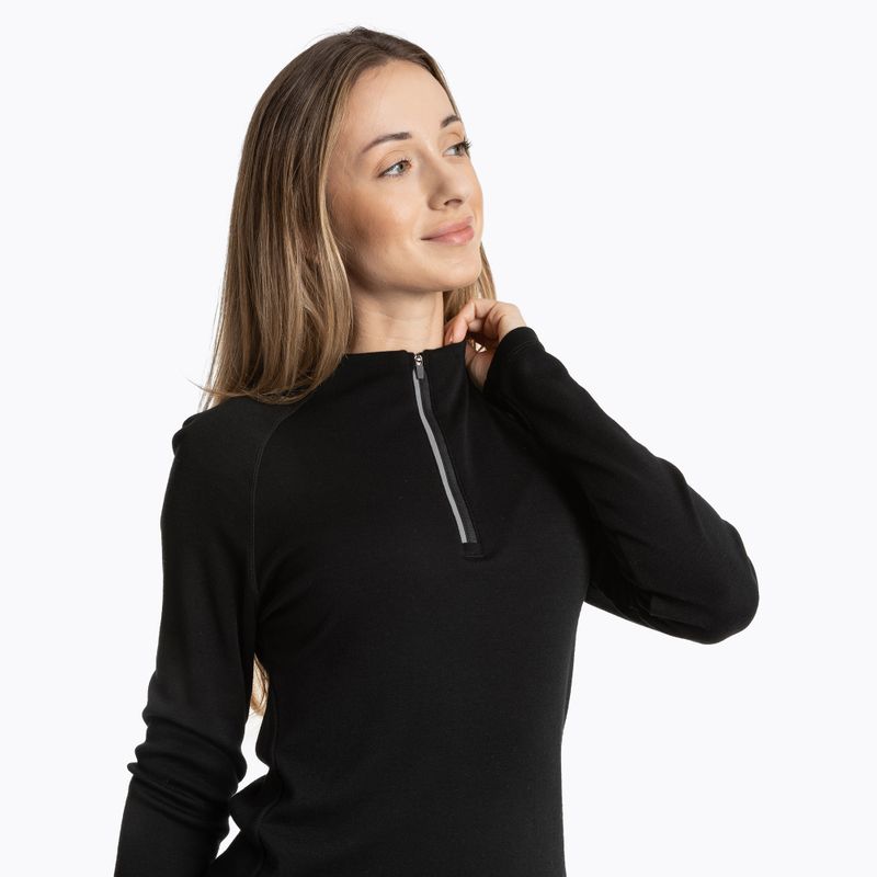 Dámská termo mikina  WOOLCANO Merino TOP0545 black 5
