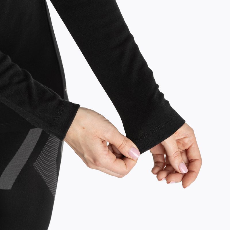 Dámská termo mikina  WOOLCANO Merino TOP0545 black 8