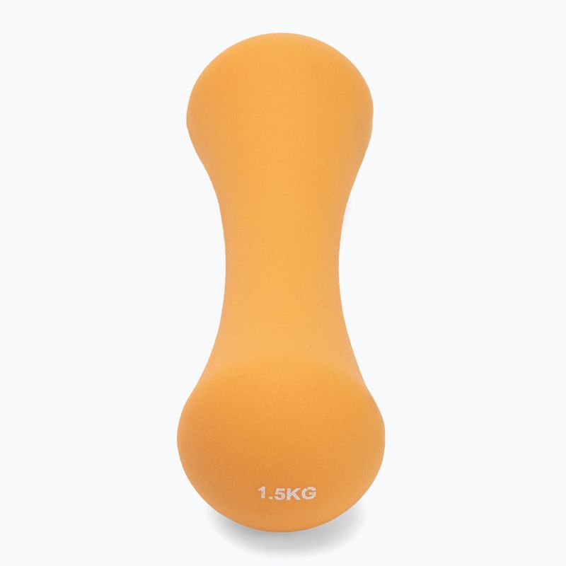 Neoprenová činka TREXO TX0-B4M009 1,5 kg orange 2