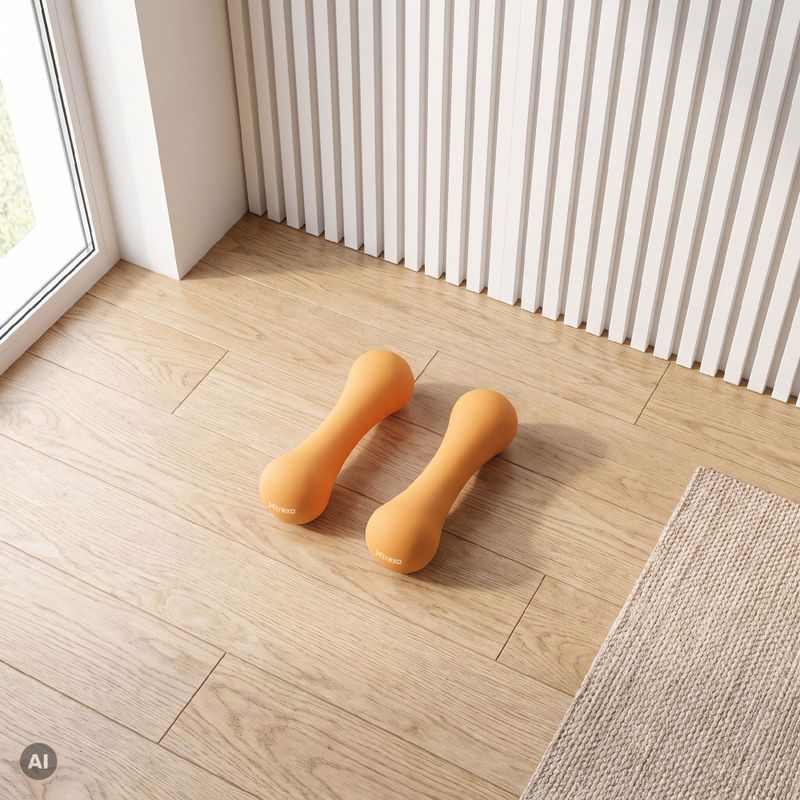 Neoprenová činka XTREXO TX0-B4M009 1,5 kg orange 10