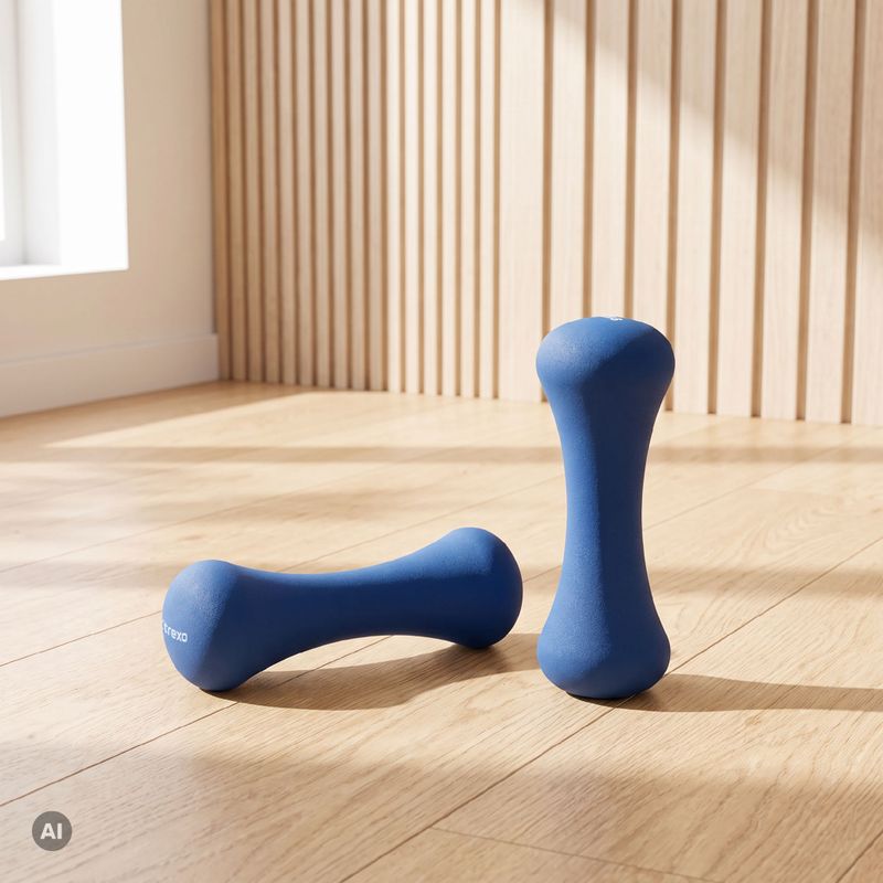 Neoprenová činka XTREXO TX0-B4M010 2 kg blue 11