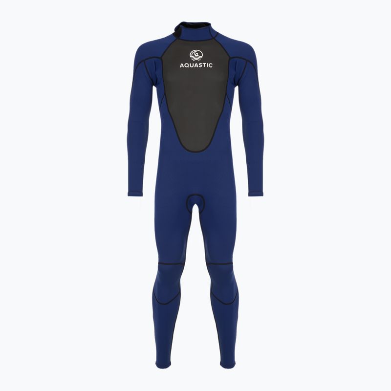 Pánský surfový neopren AQUASTIC z neoprenu 3/2 mm WAVEY 3/2 navy blue 11