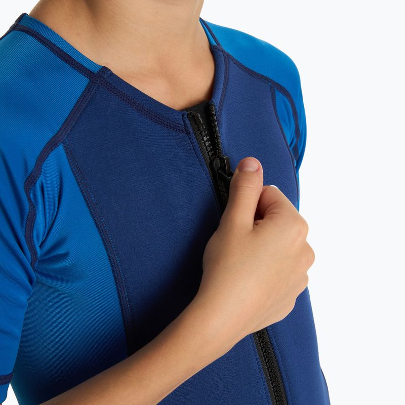 Dětský surfový neopren AQUASTIC z neoprenu 1,5 mm WAVEY blue 5