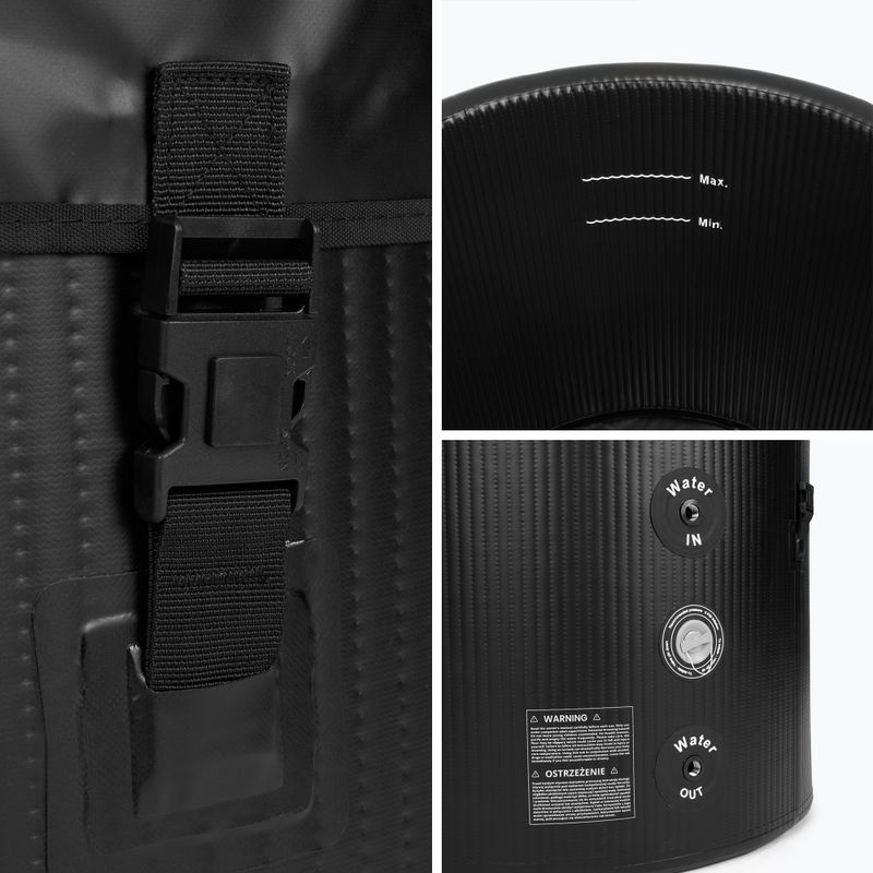 Otužovací káď AQUASTIC BrrFree 382L dropstitch black 8