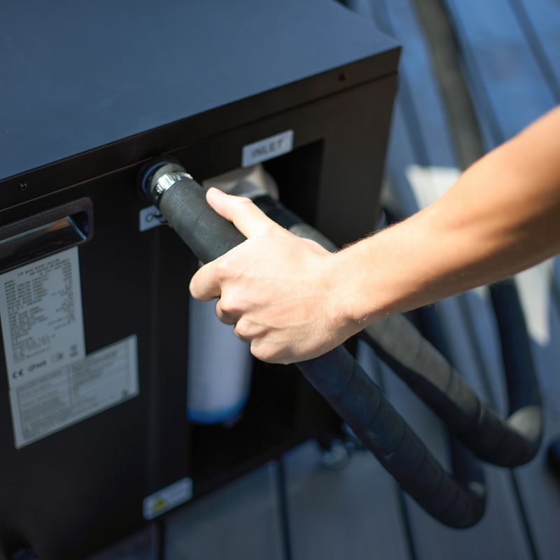 Vana s agregátem pro otužování  AQUASTIC bazén 456L s agregátem pro otužování BrrFree black 8