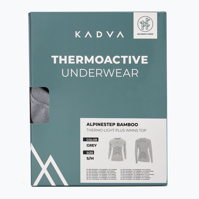 Dámská termomikina KADVA ALPINESTEP BAMBOO THERMO LIGHT PLUS gray 10