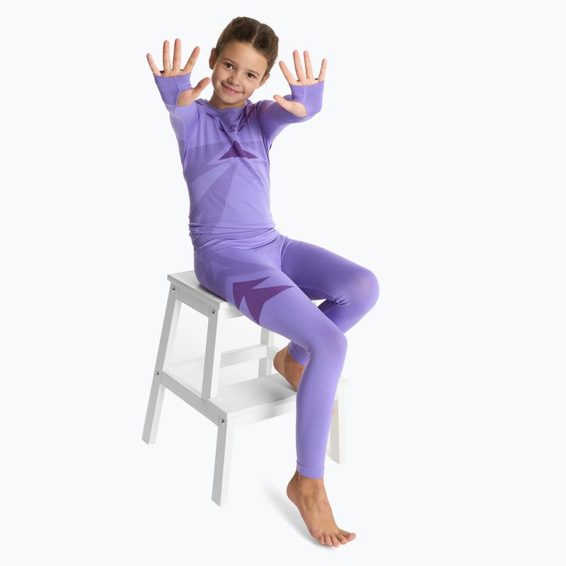Dětský set termoprádla KADVA ALPINESTEP THERMO LIGHT PLUS purple 8