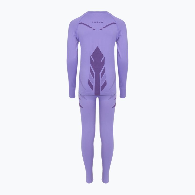 Dětský set termoprádla KADVA ALPINESTEP THERMO LIGHT PLUS purple 11