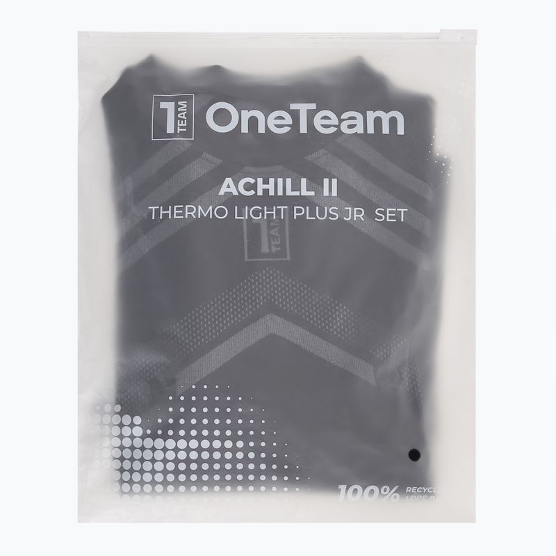 Dětský set termoprádla OneTeam ACHILL II THERMO LIGHT PLUS black 11