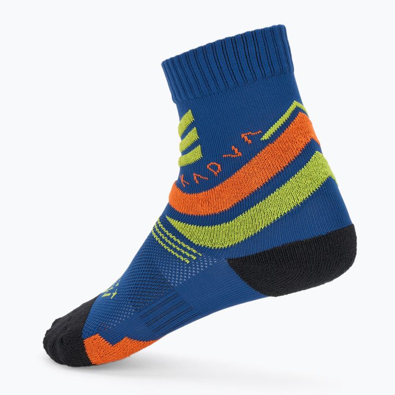 Dětské ponožky KADVA Stride Coolmax 2 pairs navy / green / orange 3