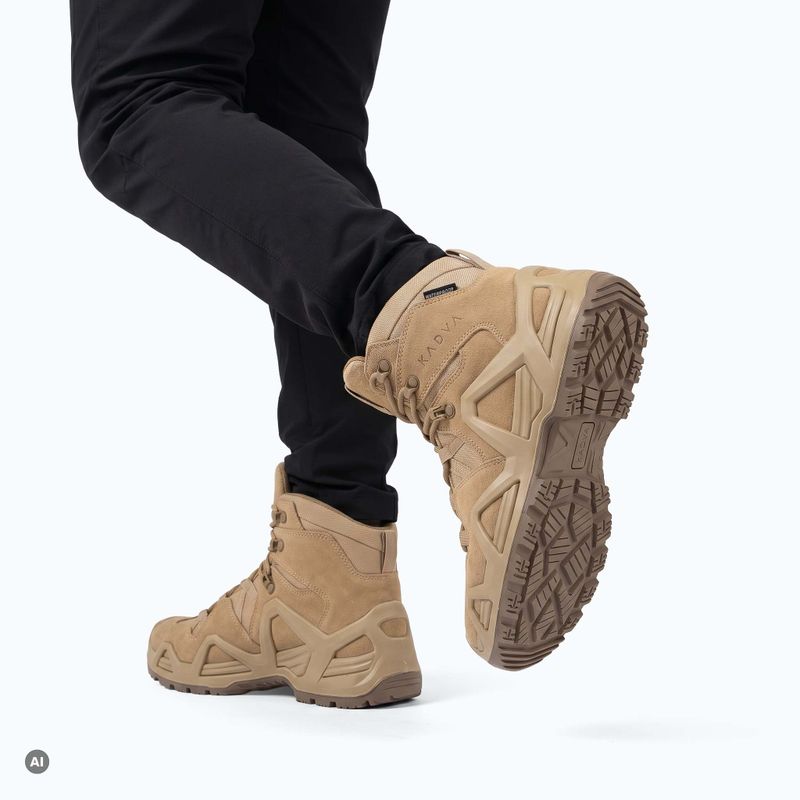 Pánské trekingové boty KADVA Thunder HG WP béžové 3