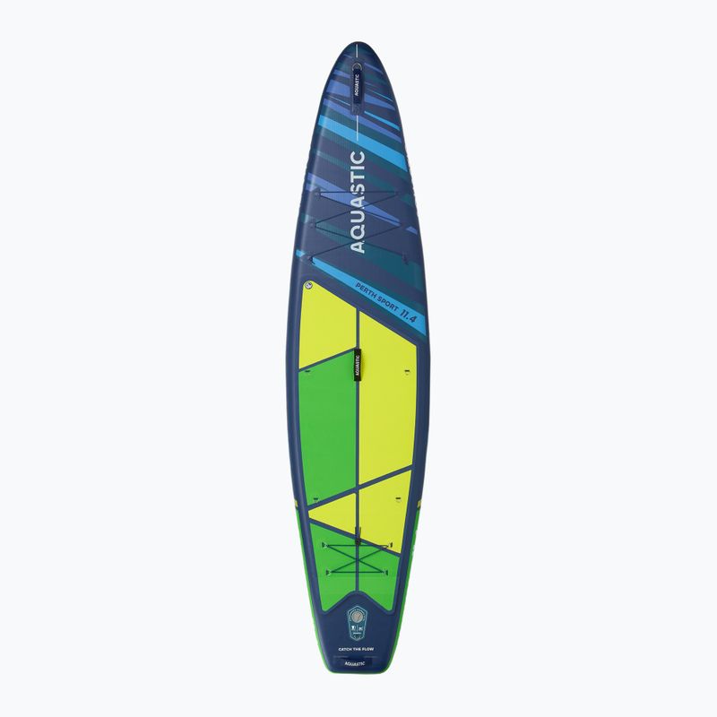 Sada paddleboard SUP nafukovací AQUASTIC Perth Sport 11'4" MSL allround green 3