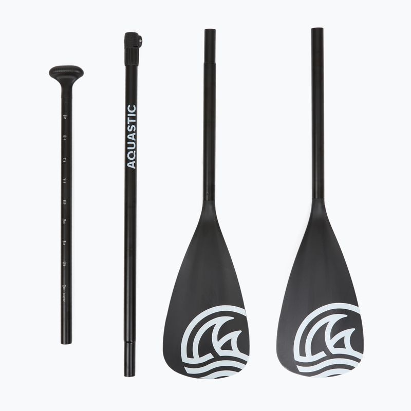 Sada paddleboard SUP nafukovací AQUASTIC Perth Sport 11'4" MSL allround green 14