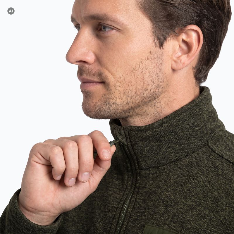 Bluza polarowa męska KADVA Wanderleaf zielony 2