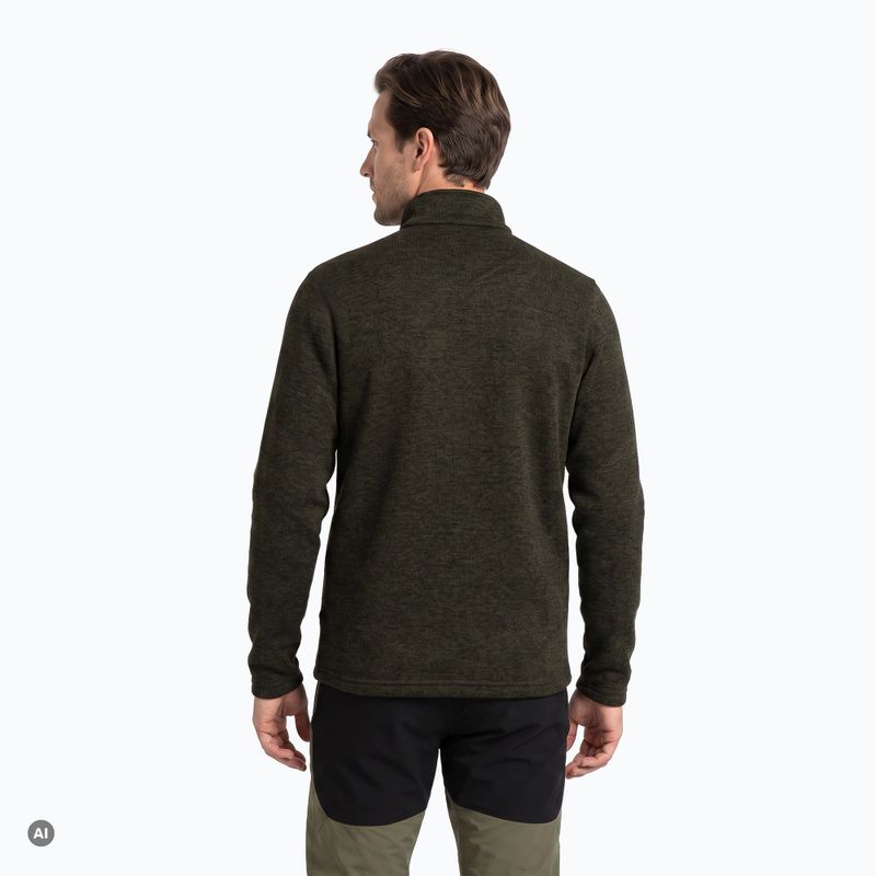 Bluza polarowa męska KADVA Wanderleaf zielony 3