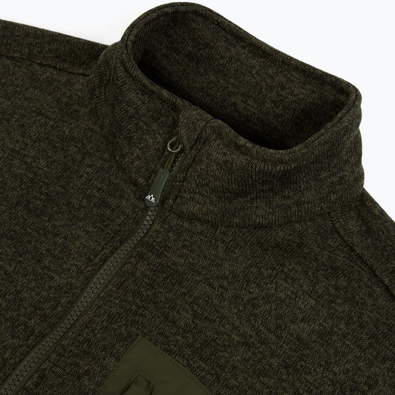 Bluza polarowa męska KADVA Wanderleaf zielony 5