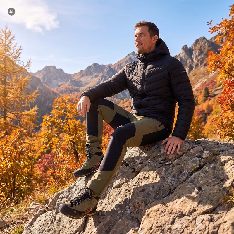 Pánské trekkingové kalhoty KADVA Woodsy zelené 9