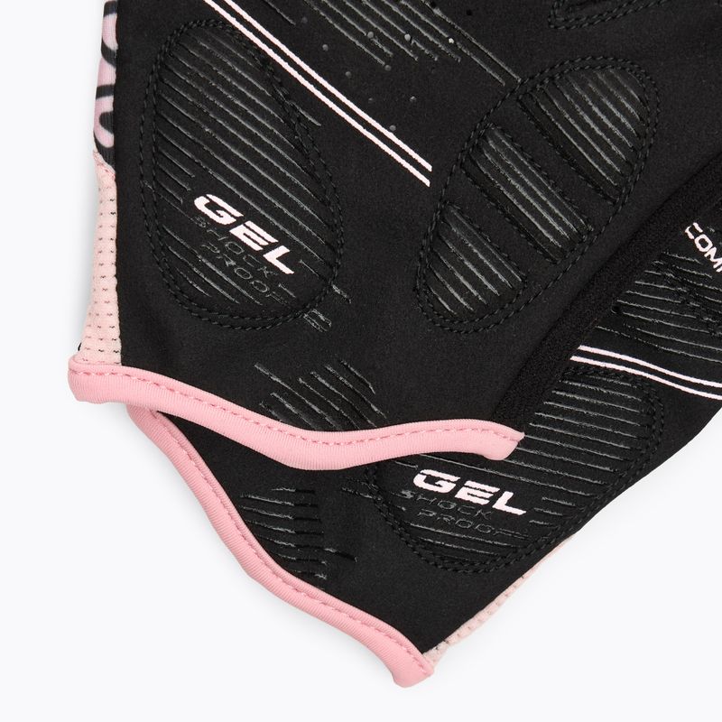 Dámské cyklistické rukavice ATTABO Vito WMNS gel shock proof pink/black 5