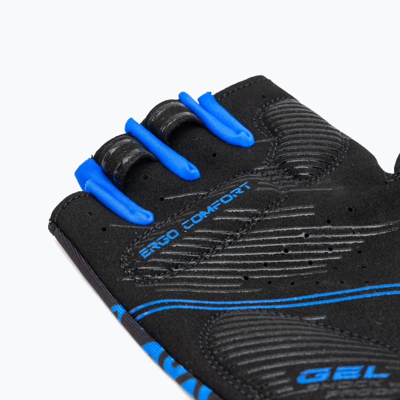 Cyklistické rukavice ATTABO Vito gel shock proof blue/black 4