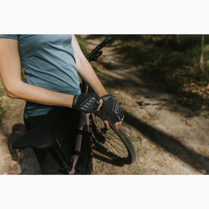 Cyklistické rukavice ATTABO Vito gel shock proof black 9