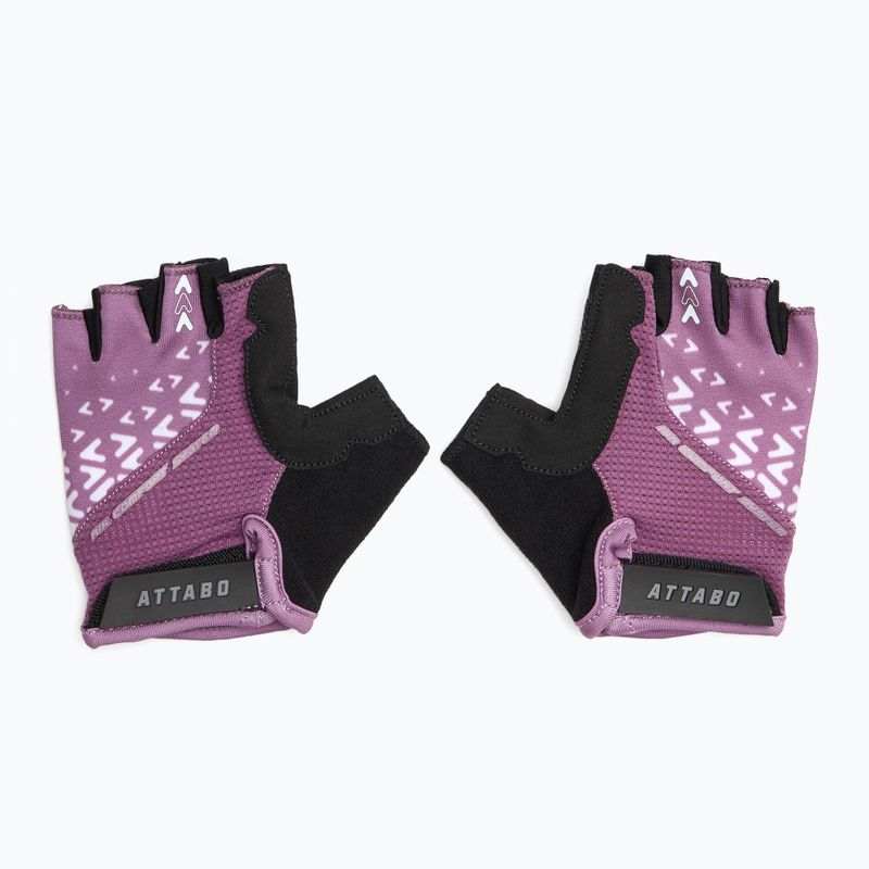 Dětské cyklistické rukavice ATTABO Vito JRG gel shock proof pink/black 2