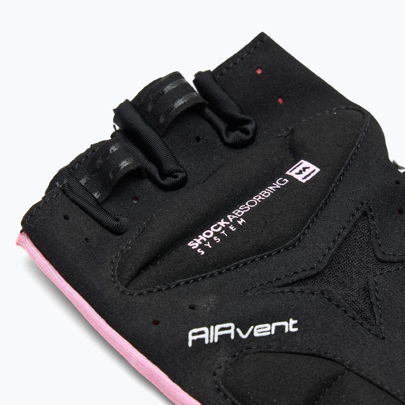 Dámské cyklistické rukavice ATTABO Kinu Pro WMNS shock absorbing system pink/black 6
