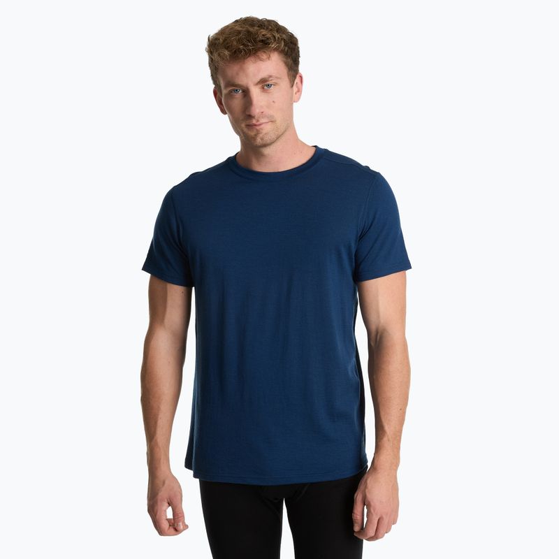 Pánské termo tričko WOOLCANO Merino 100% TEE0546 navy blue