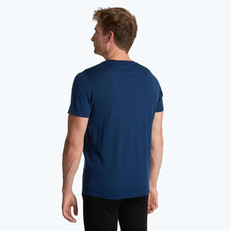 Pánské termo tričko WOOLCANO Merino 100% TEE0546 navy blue 3