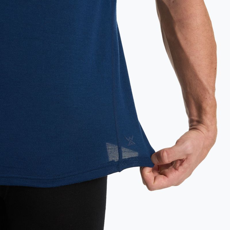 Pánské termo tričko WOOLCANO Merino 100% TEE0546 navy blue 6