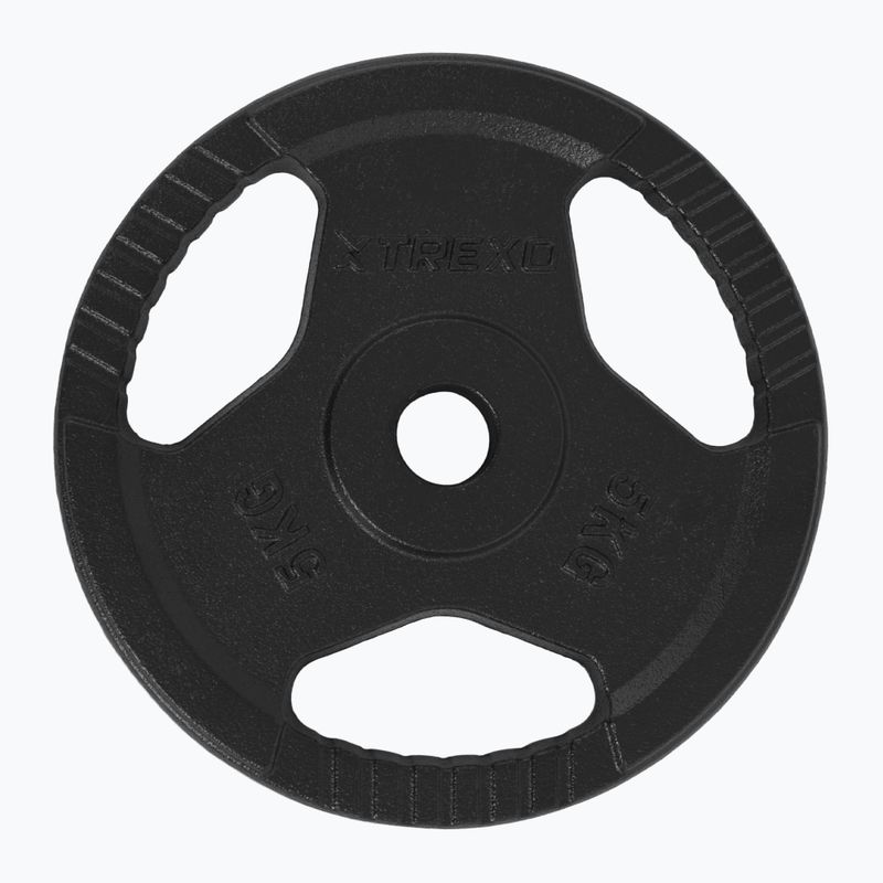 Litinový kotouč XTREXO TRX-ICP005 5 kg chrom 3