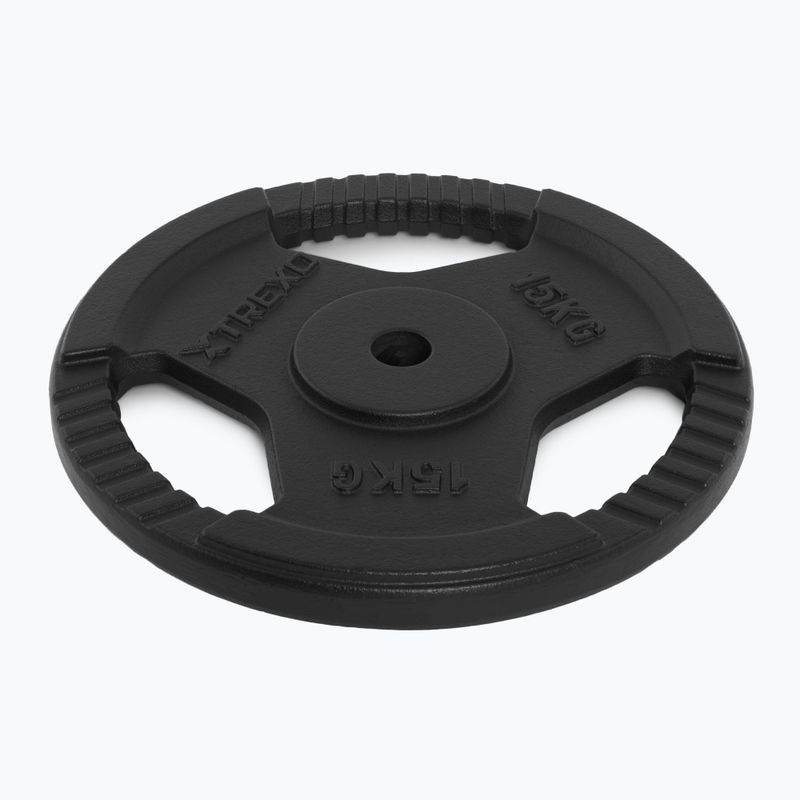 Litinový kotouč XTREXO TRX-ICP015 15 kg chrom