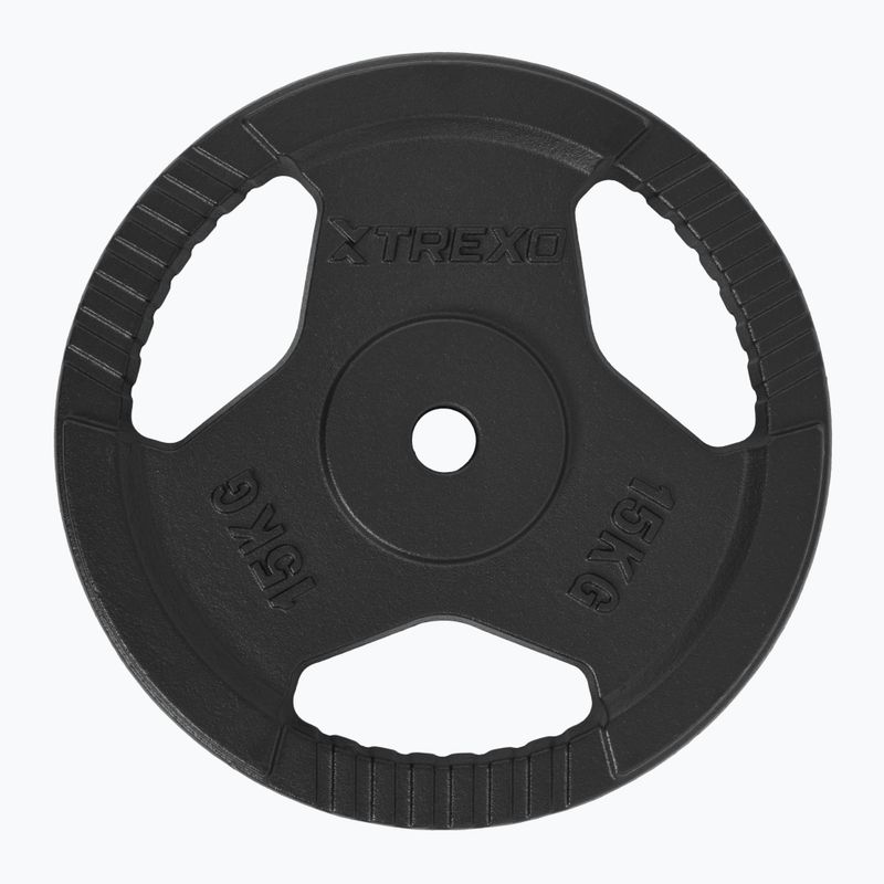 Litinový kotouč TREXO TRX-ICP015 15 kg chrom 2