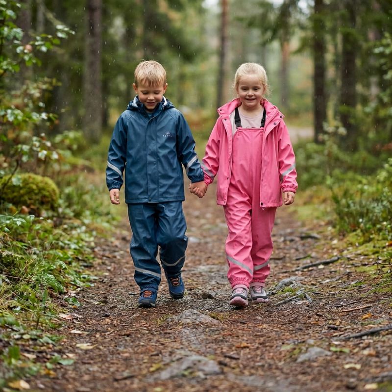 Dětská nepromokavá bunda KADVA AquaLock JR pink 10