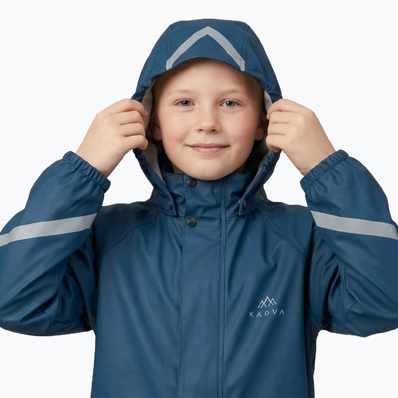 Dětská nepromokavá bunda KADVA AquaLock JR navy blue 3