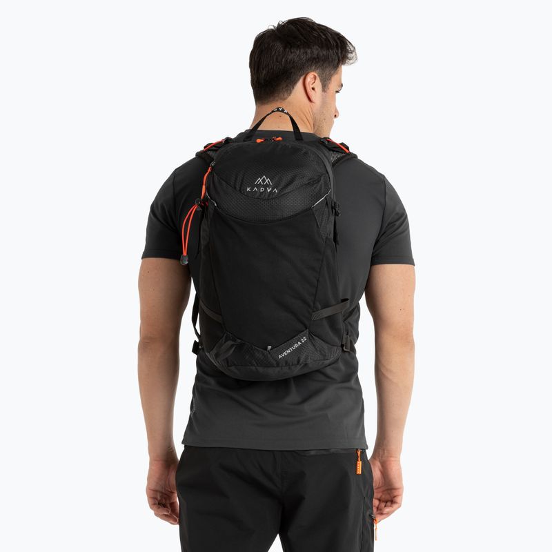 Turistický batoh KADVA Aventura 22 l černý 10
