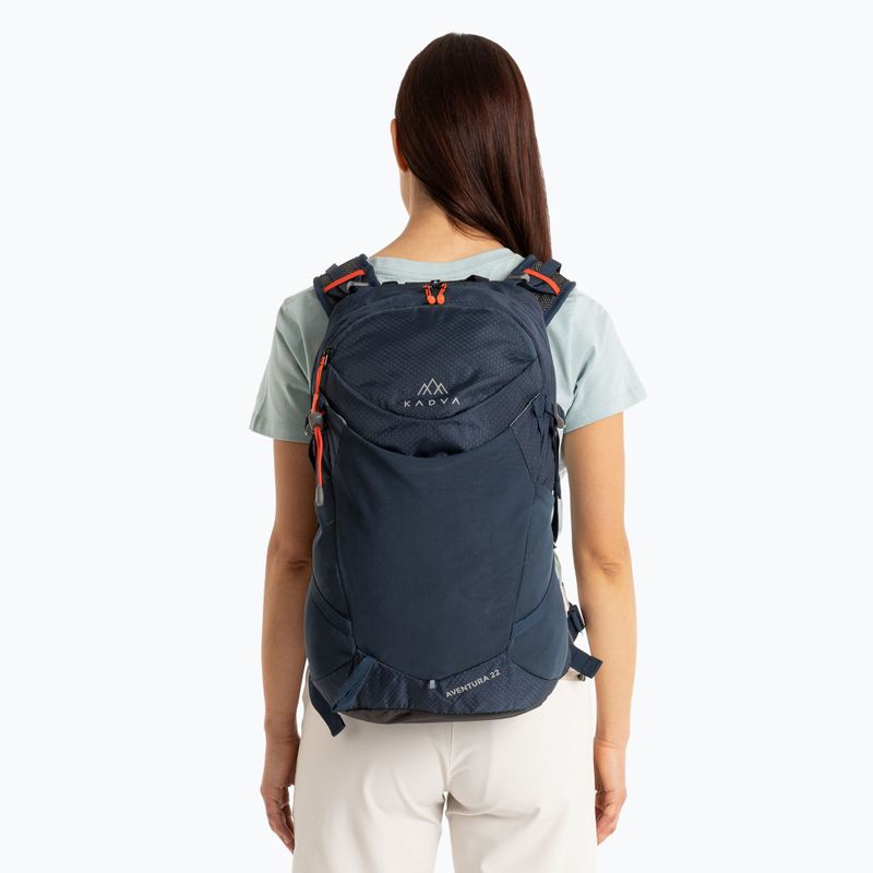 Turistický batoh KADVA Aventura 22 l steel blue 21