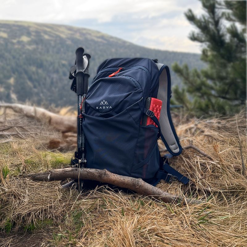 Turistický batoh KADVA Aventura 22 l ocelově modrý 24