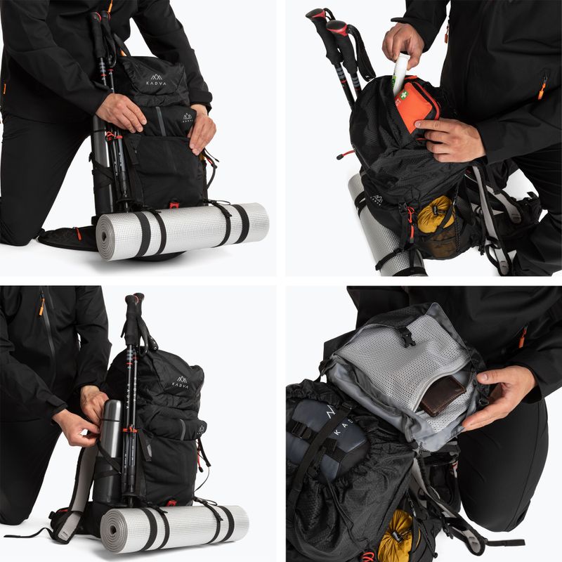 trekingový batoh KADVA Sendero 35 l black 12