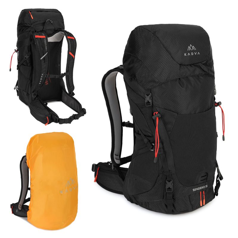Trekový batoh KADVA Sendero 35 l černý 20