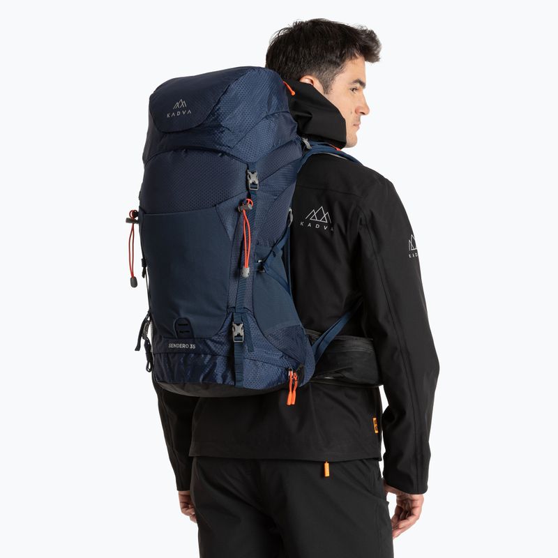 Trekový batoh KADVA Sendero 35 l ocelově modrý 2